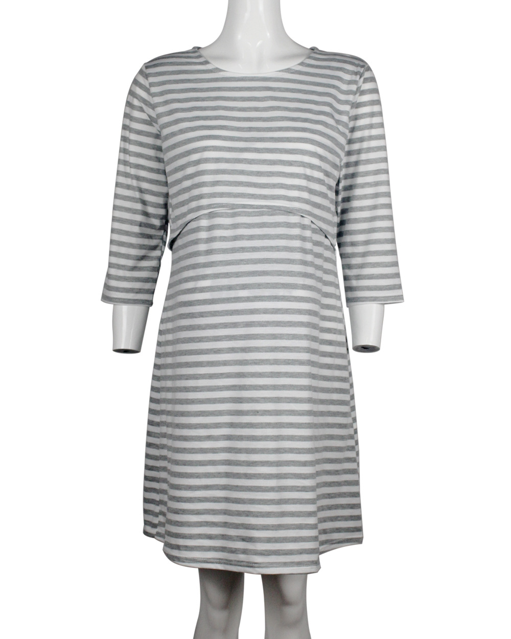 Striped confinement clothes maternity nursing clothes pajamas-039