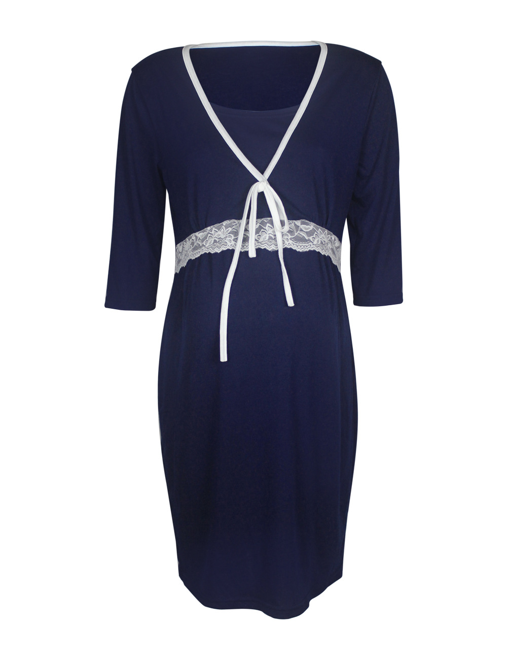Nursing dress maternity pajamas nursing clothes-063 01