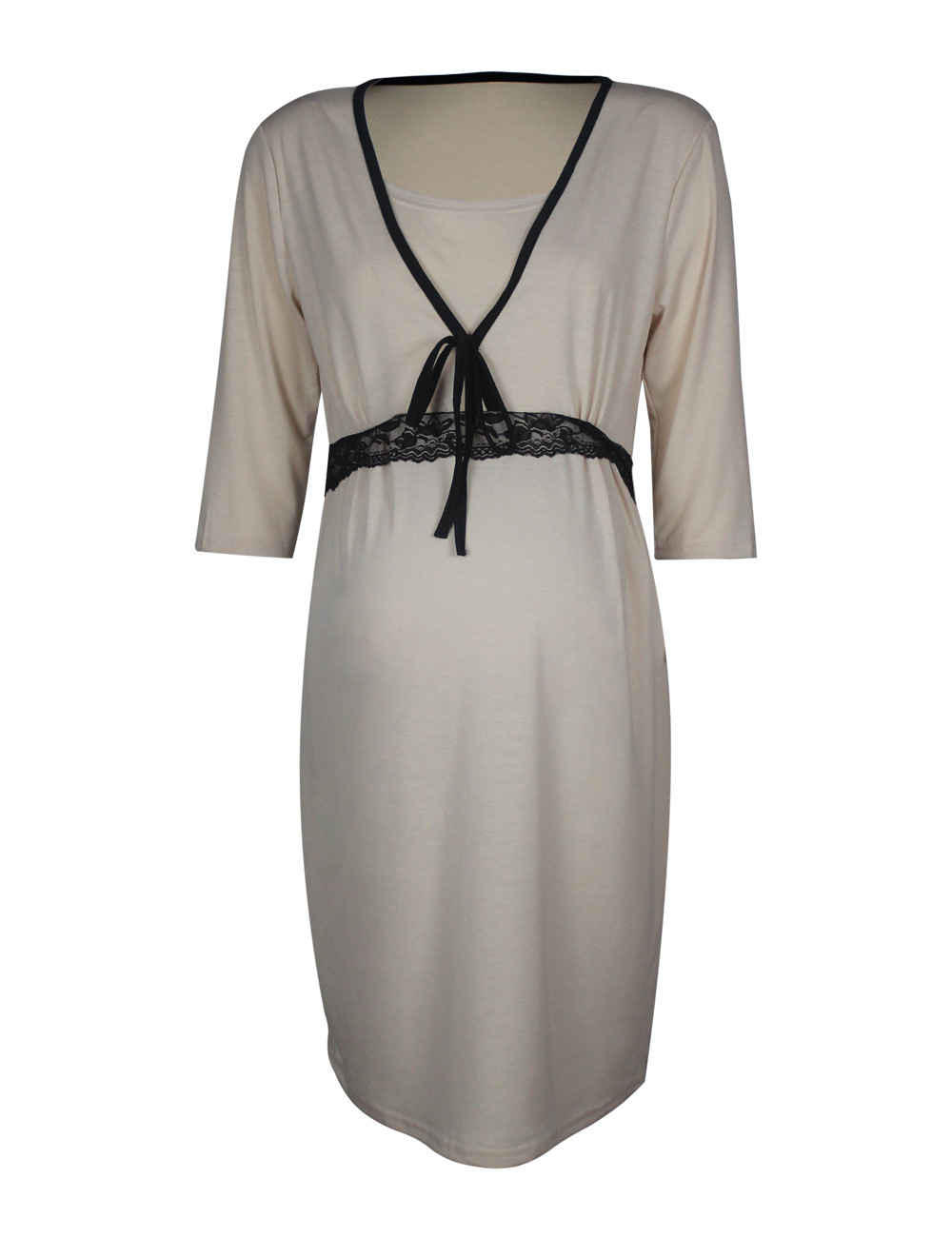 Nursing dress maternity pajamas nursing clothes-063