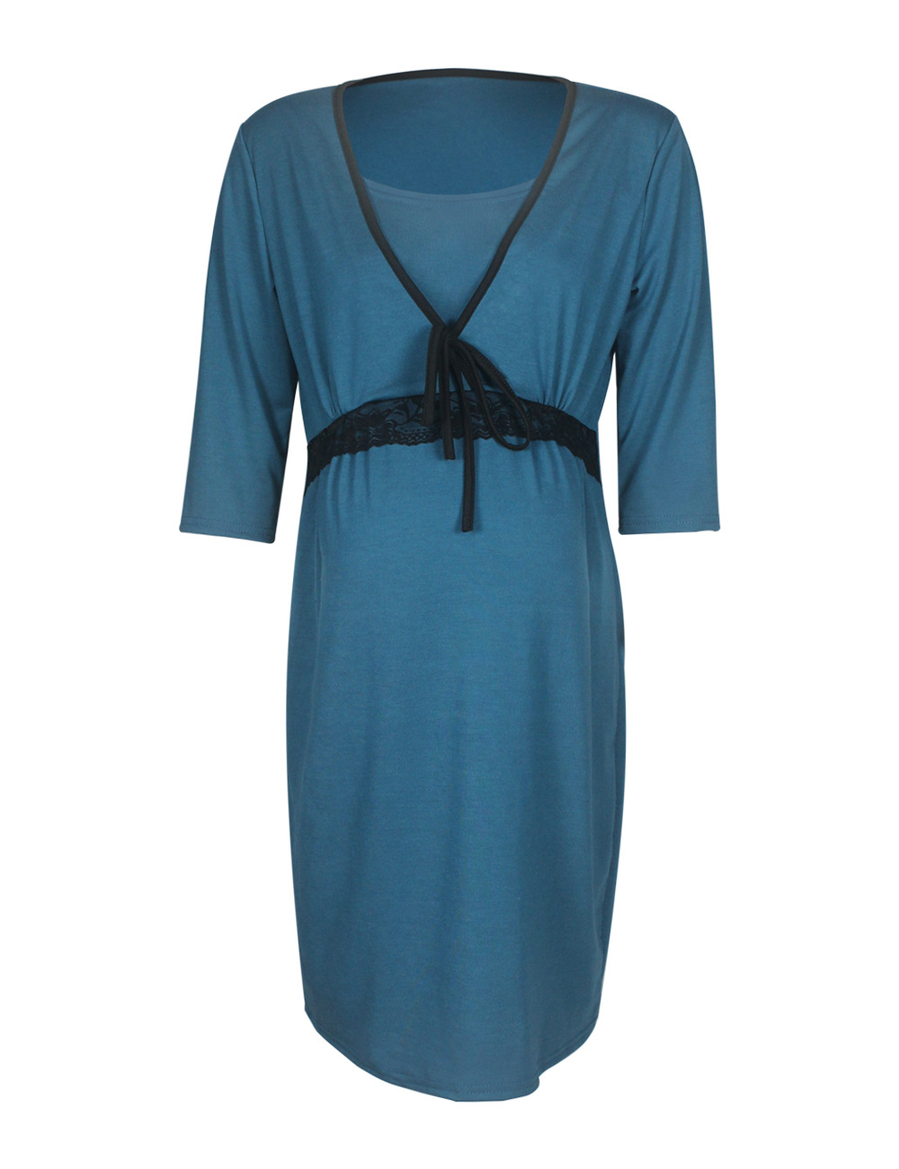Nursing dress maternity pajamas nursing clothes-063